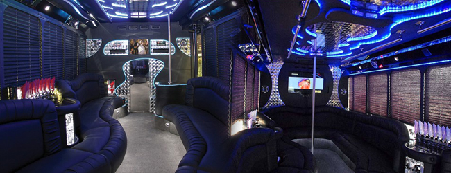 Mercedes Freightliner party bus los angeles ca