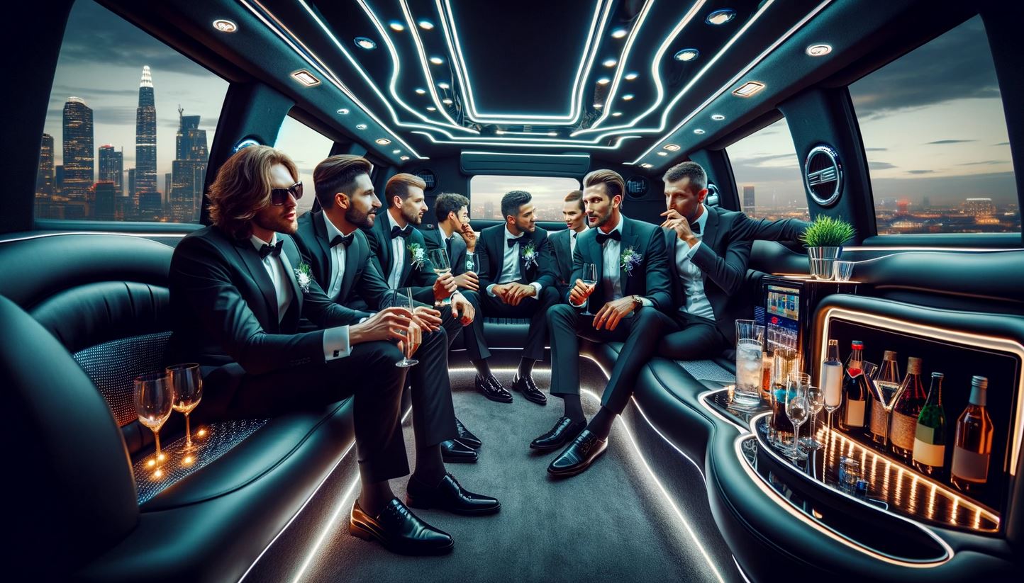 Bachelor Party In The Hummer Limo